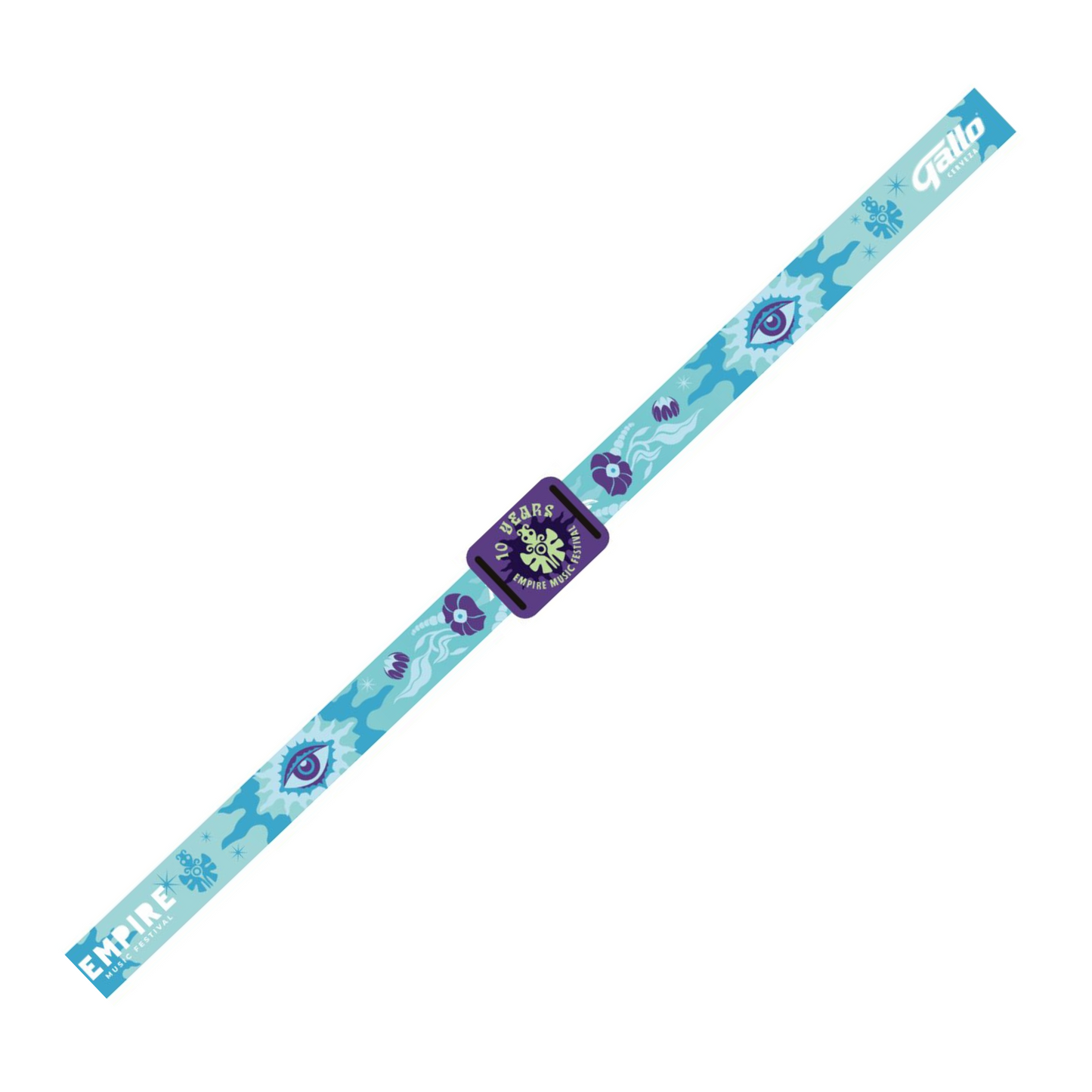 Pulsera de evento EMPIRE10 celeste