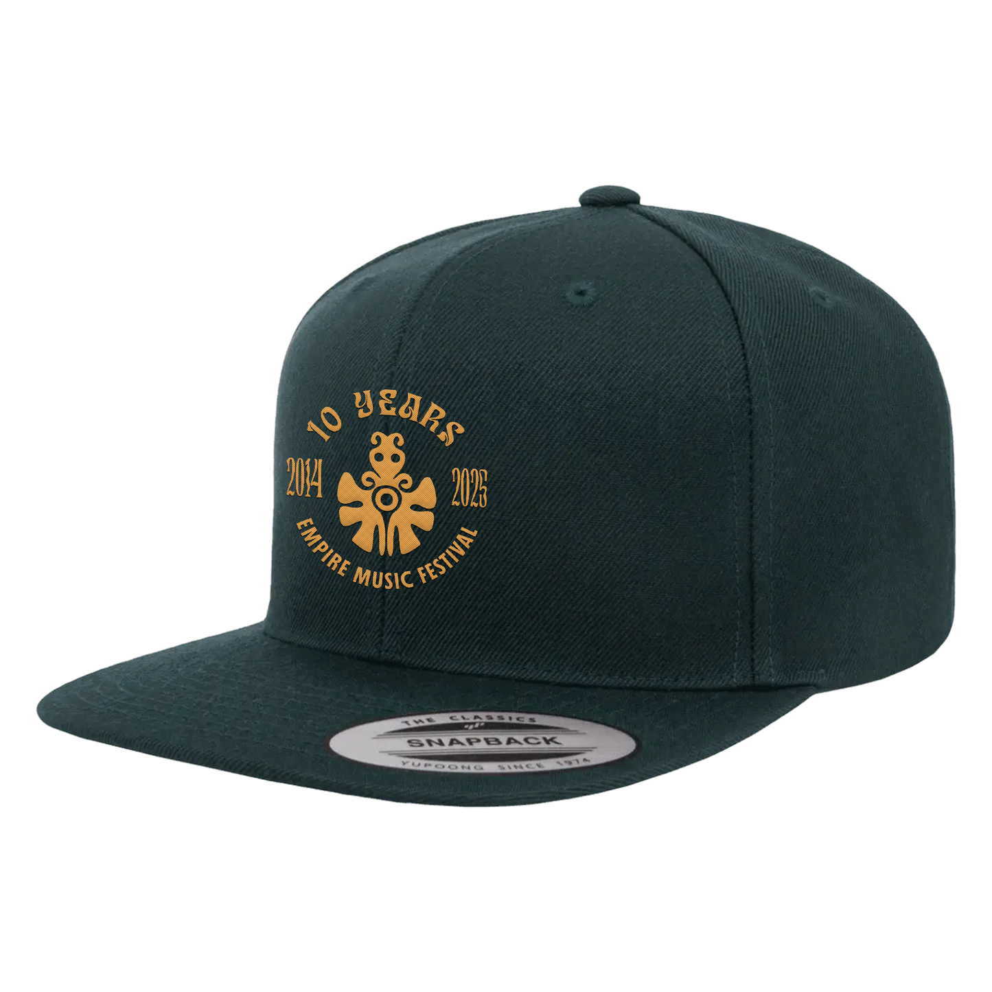 Gorra Clasica plana EMF 10 años Verde
