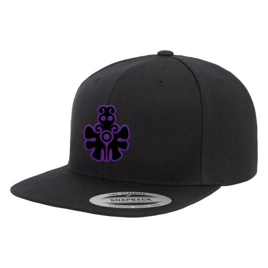 Gorra Clasica Plana Kookay Morado/negro
