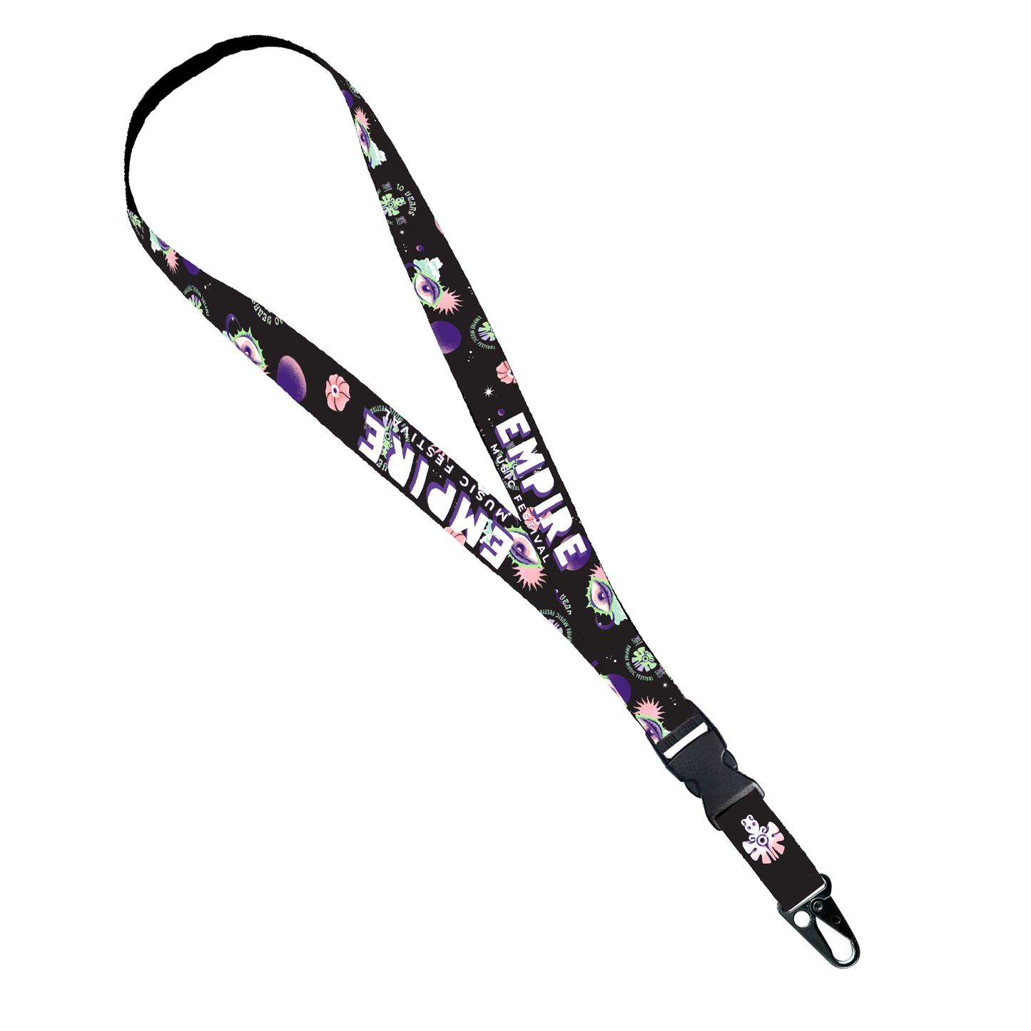 Lanyard EMF Negro 2025
