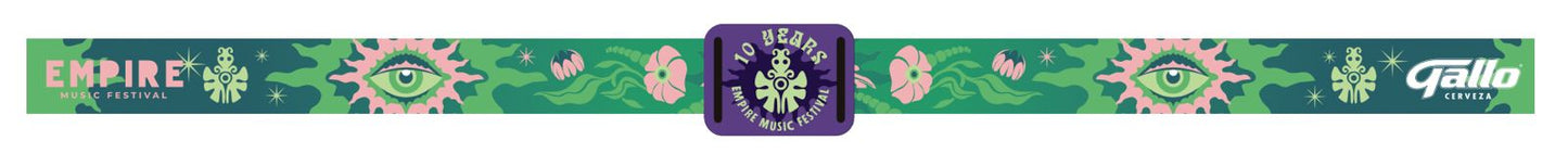 Pulsera de evento EMPIRE10 verde