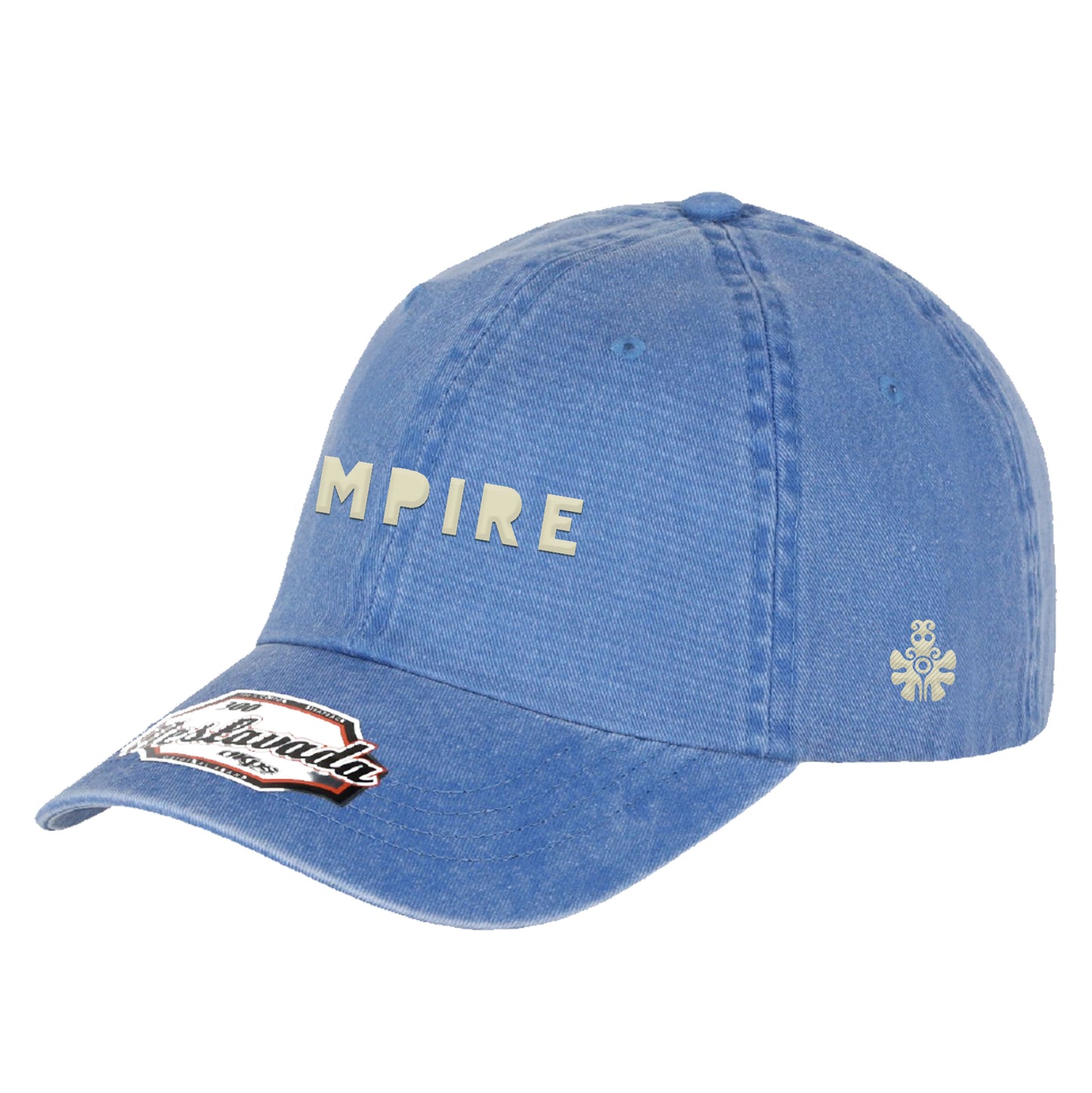 Gorra deslavada EMF26 Royal Blue