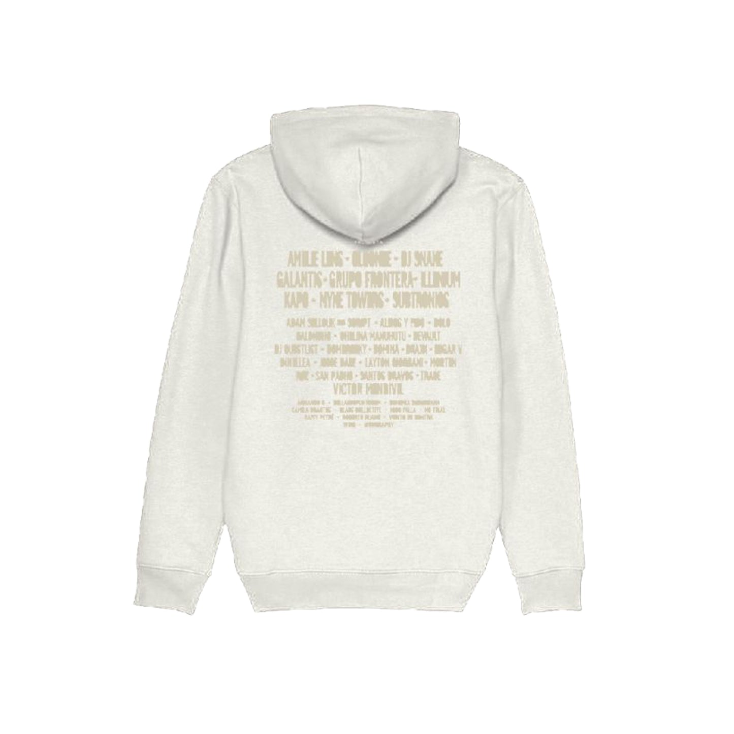 Hoodie EMF 2026 Lineup Beige